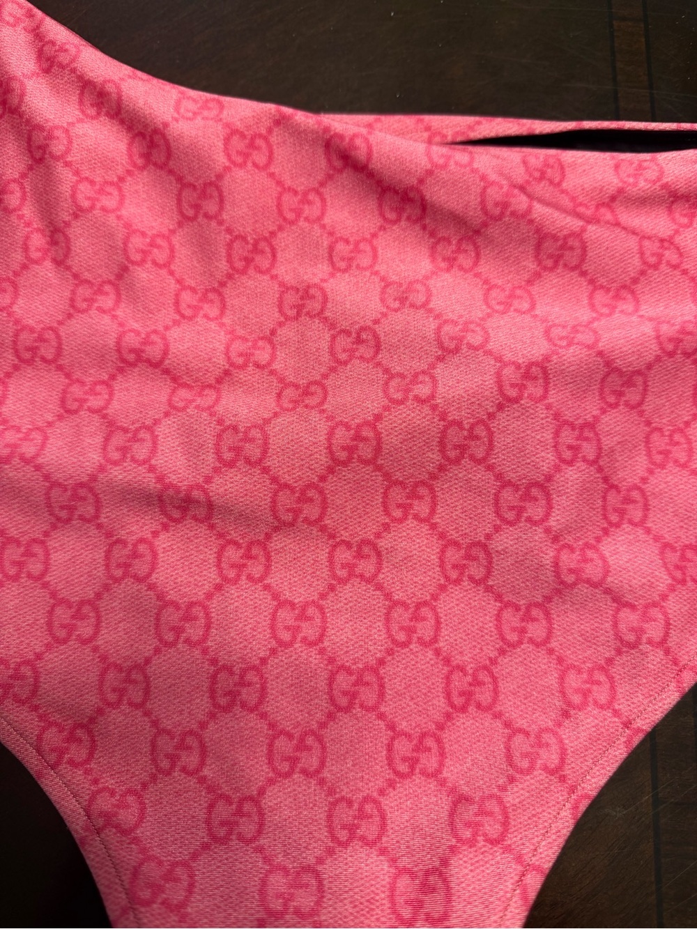 New Authentic Gucci GG Supreme Pink One Piece Swimsuit Size XL - Picture 9 of 15